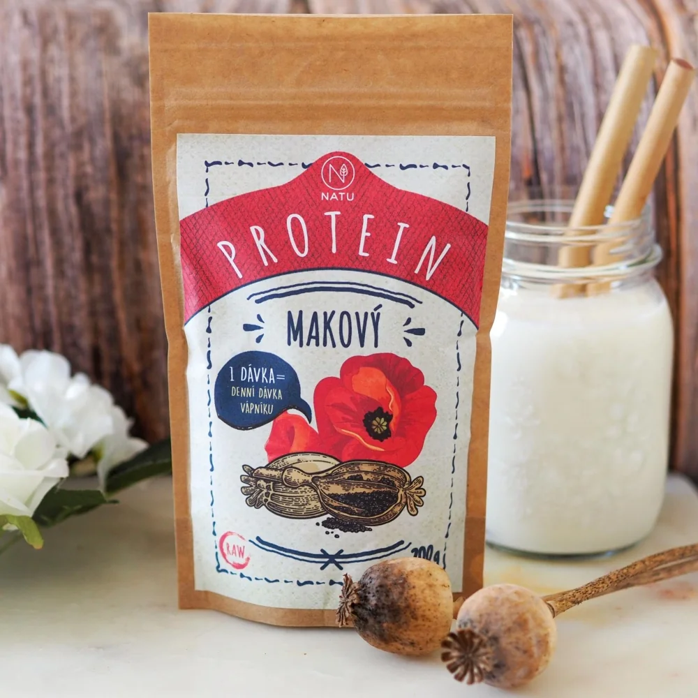 NATU Makový protein RAW 200 g