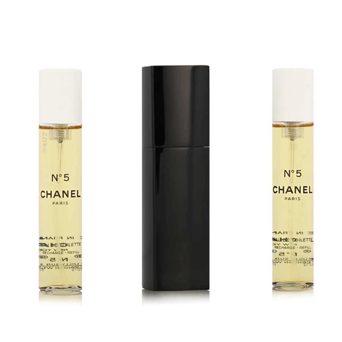 Chanel No 5 EDT plnitelný 20 ml + EDT náplň 2 x 20 ml W