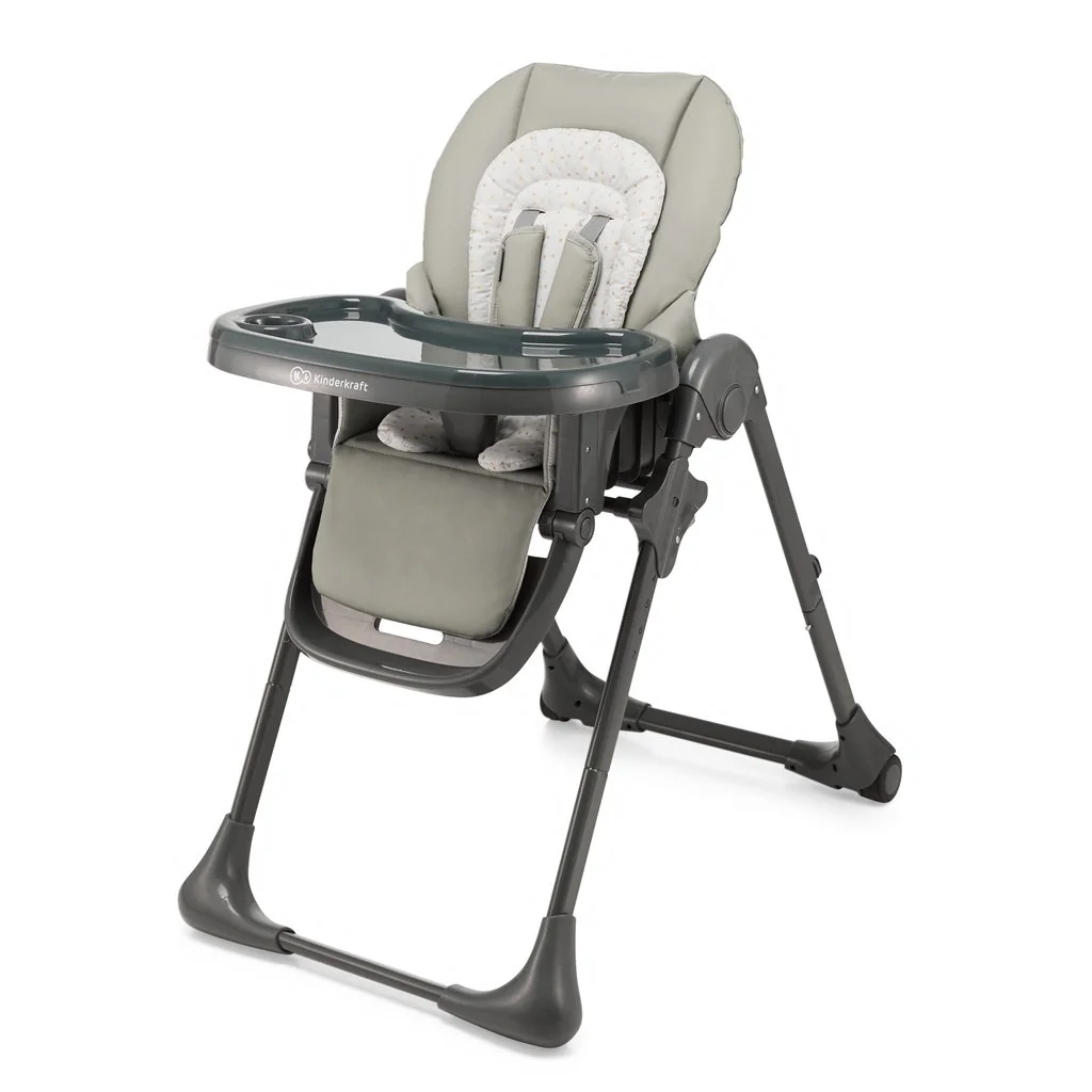 Kinderkraft Židlička jídelní Tummie grey