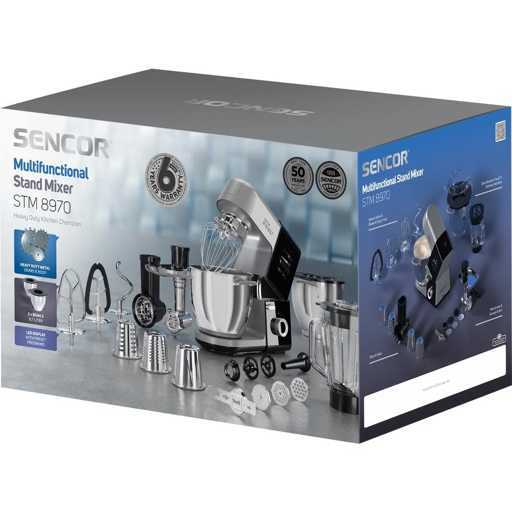 SENCOR STM 8970 PAUL 3 kuchyňský robot černý/nerezový