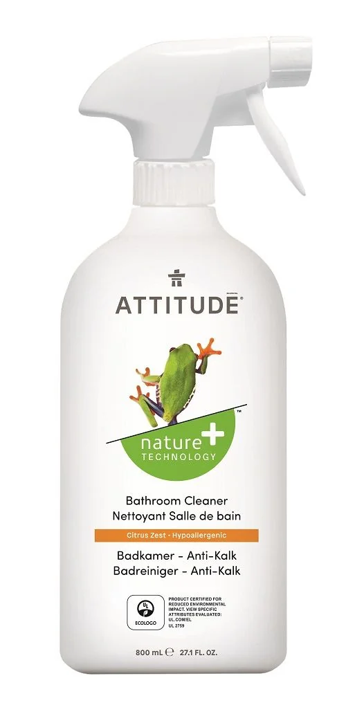ATTITUDE Čistič na koupelny s vůní citronové kůry rozprašovač 800 ml