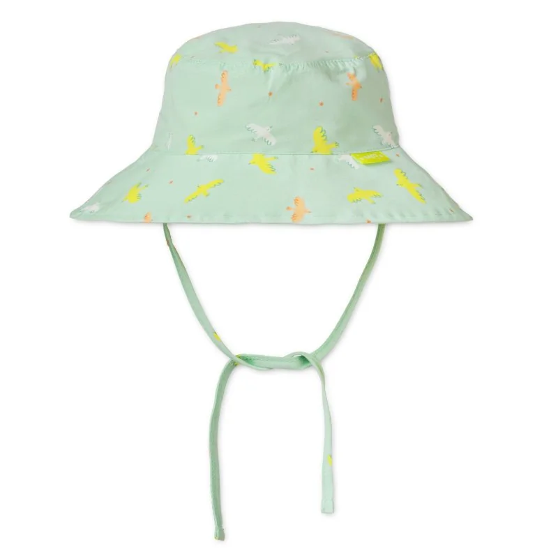 Saro Baby oboustranný klobouček s UV ochranou (0-6m) Tropicool Green