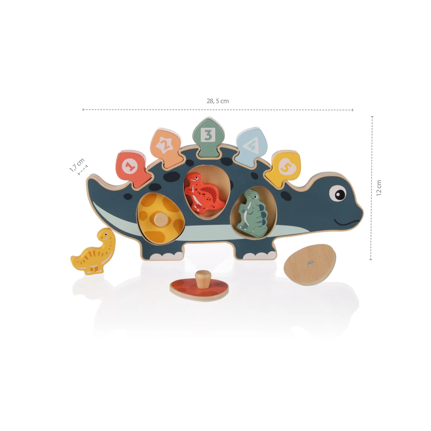 Zopa Dřevěné puzzle dinosaurus, Wood