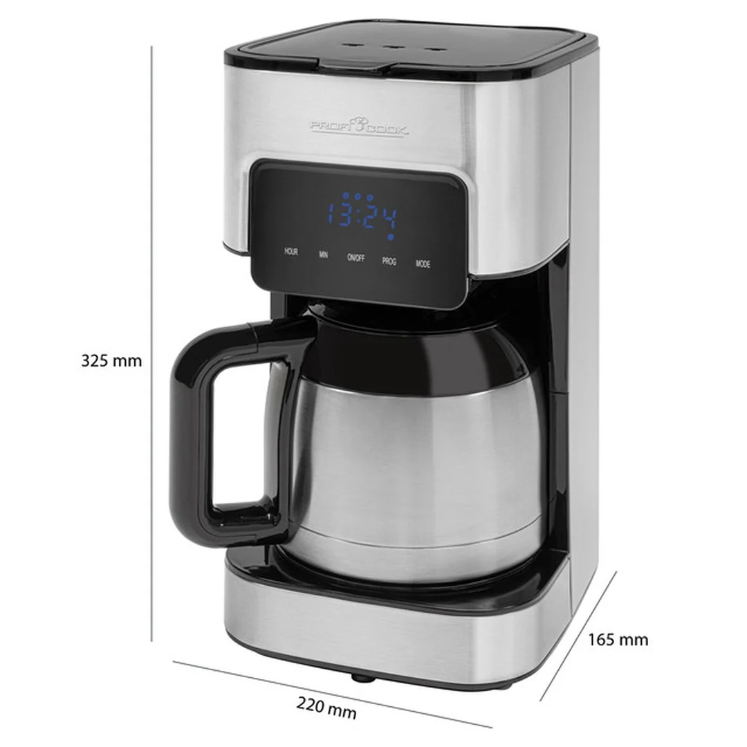 ProfiCook KA 1191 kávovar nerez,termoska,časovač