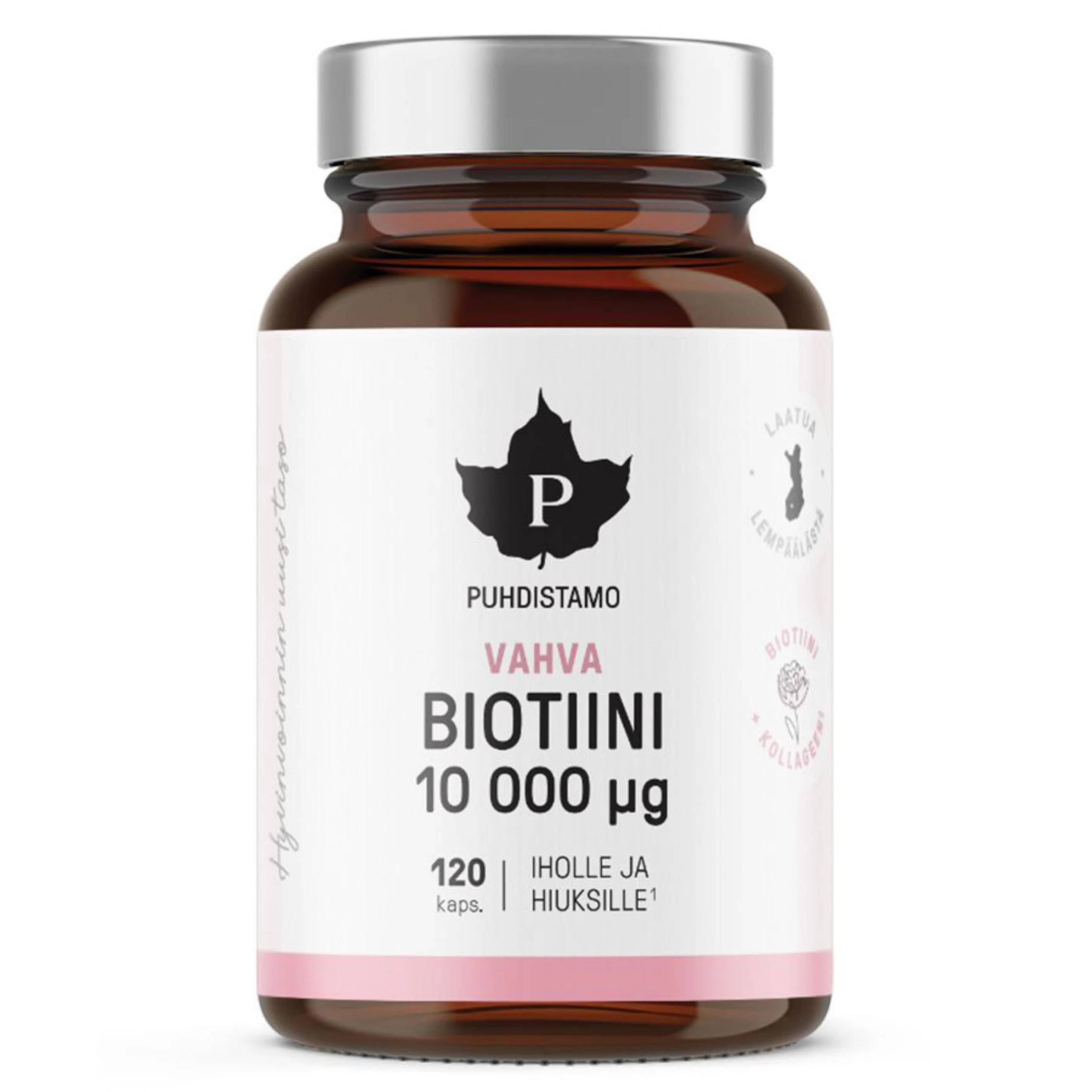 Puhdistamo Biotin Strong 10 000 µg 120 kapslí