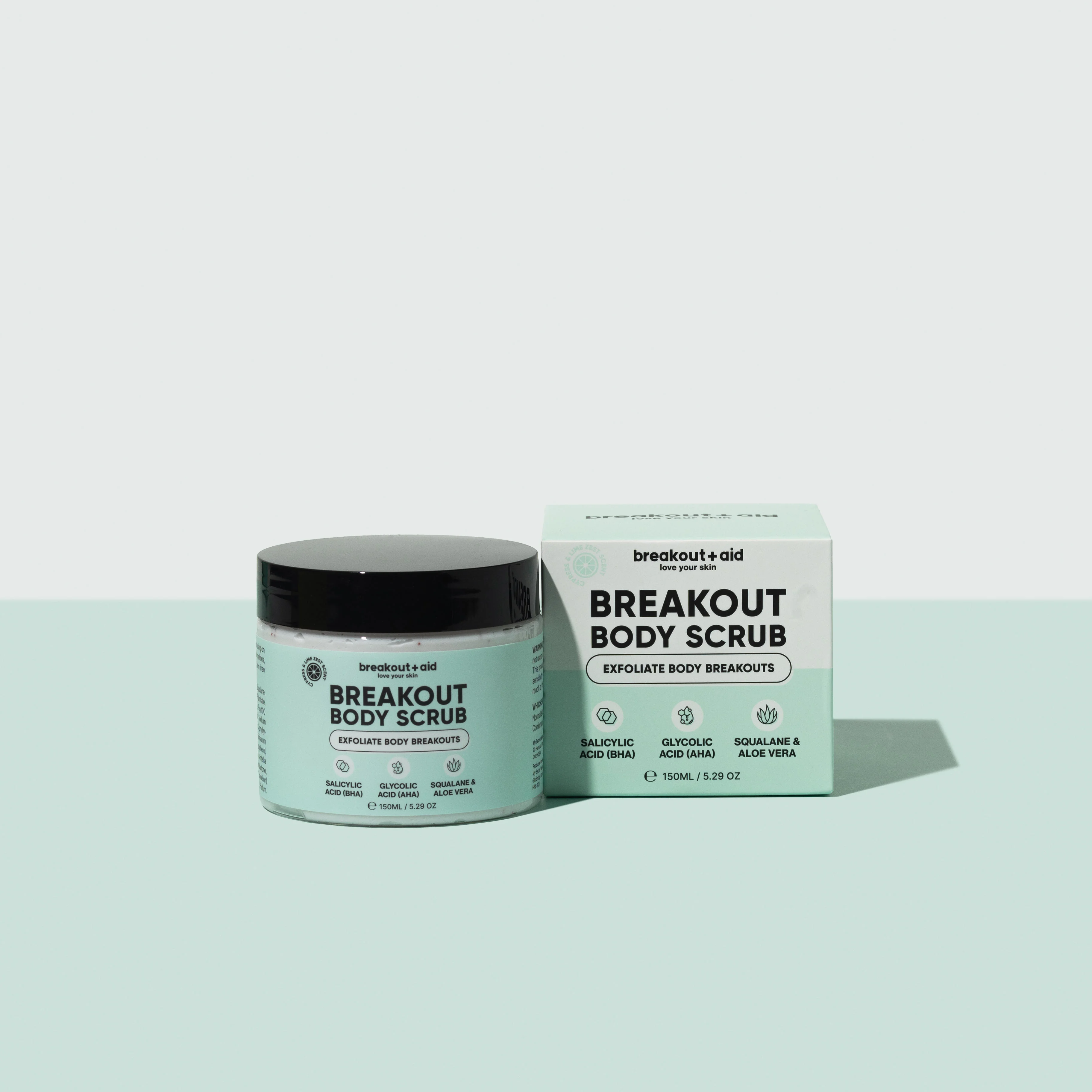Breakout + Aid Body - Tělový peeling s AHA a BHA
