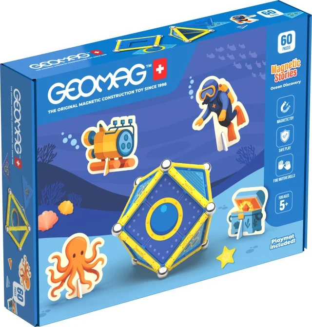 Geomag Stories Oceán magnetická stavebnice 60 dílků