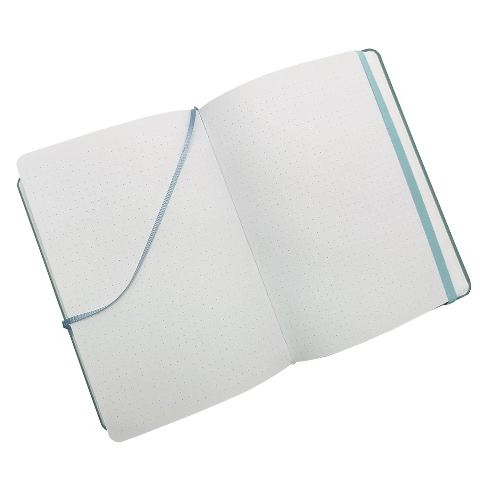 Baloušek Luxi - notes lamino A5, tečkovaný, ledově modrý