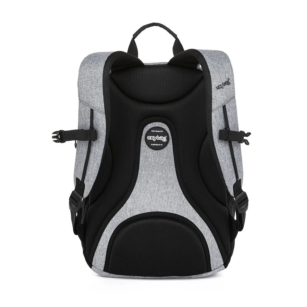 Oxybag Studentský batoh + etue - OXY Sport Grey Melange