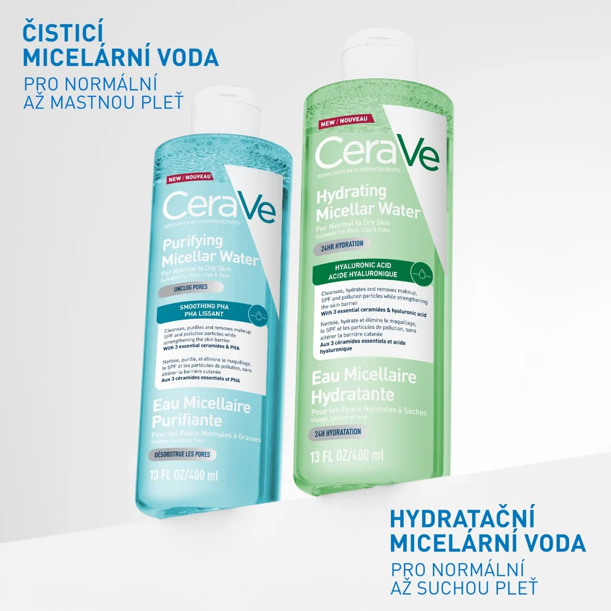 CeraVe Čisticí micelární voda 400 ml