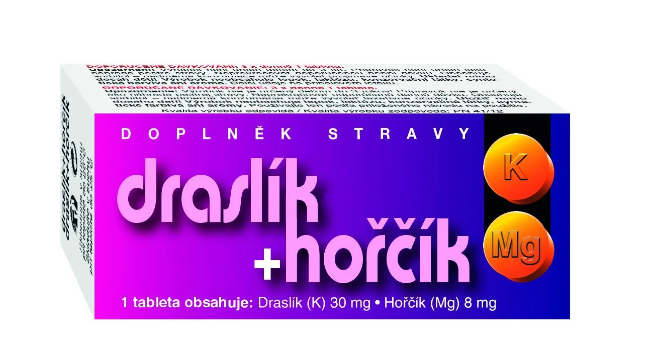 Naturvita Draslík + hořčík 60 tablet