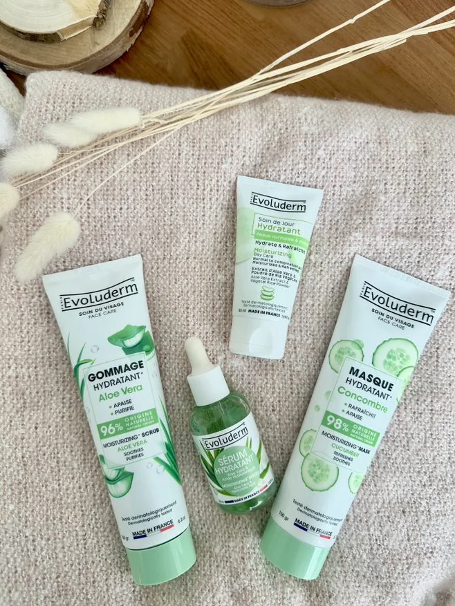 Evoluderm Hydratační pleťová maska s okurkovým extraktem 150 ml