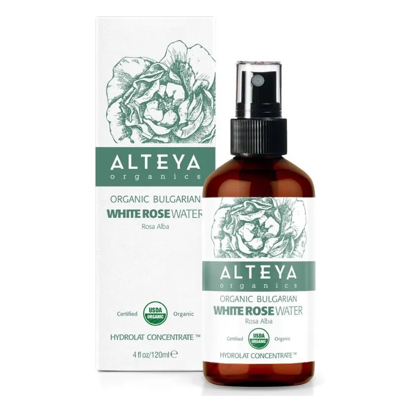 Alteya Organics Růžová voda z bílé růže Bio 120 ml