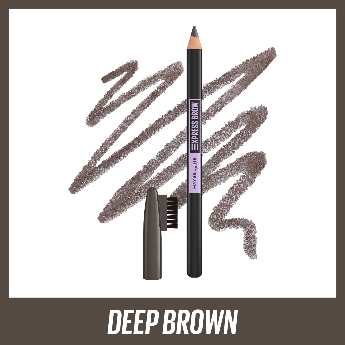 Maybelline Express Brow Shaping Pencil 05 Deep Brown gelová tužka na obočí