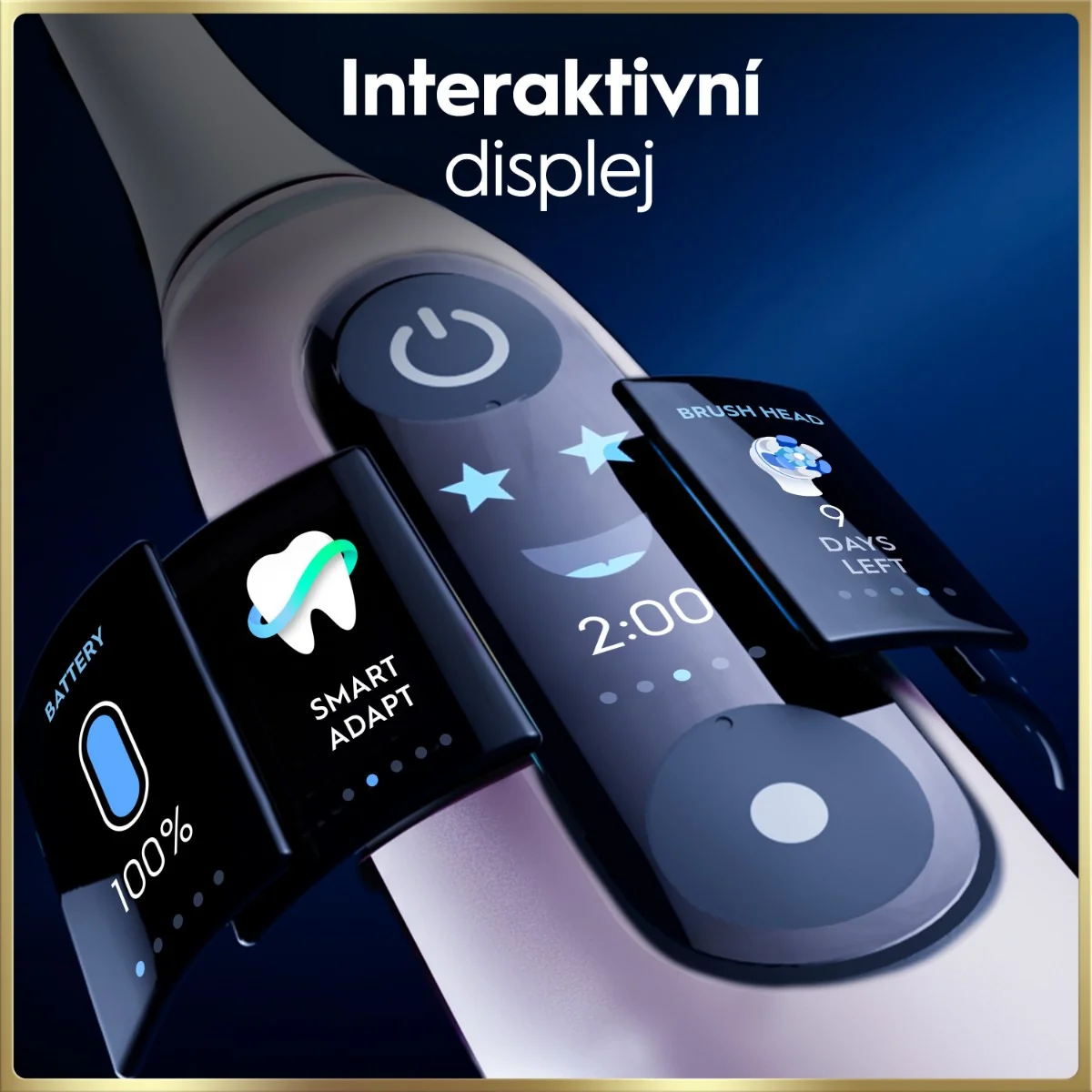 Oral-B iO9 Series Duo Black/Rose elektrický zubní kartáček 2 ks