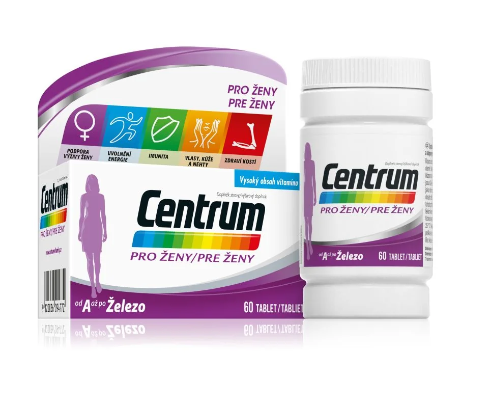Centrum multivitamín pro ženy 60 tablet