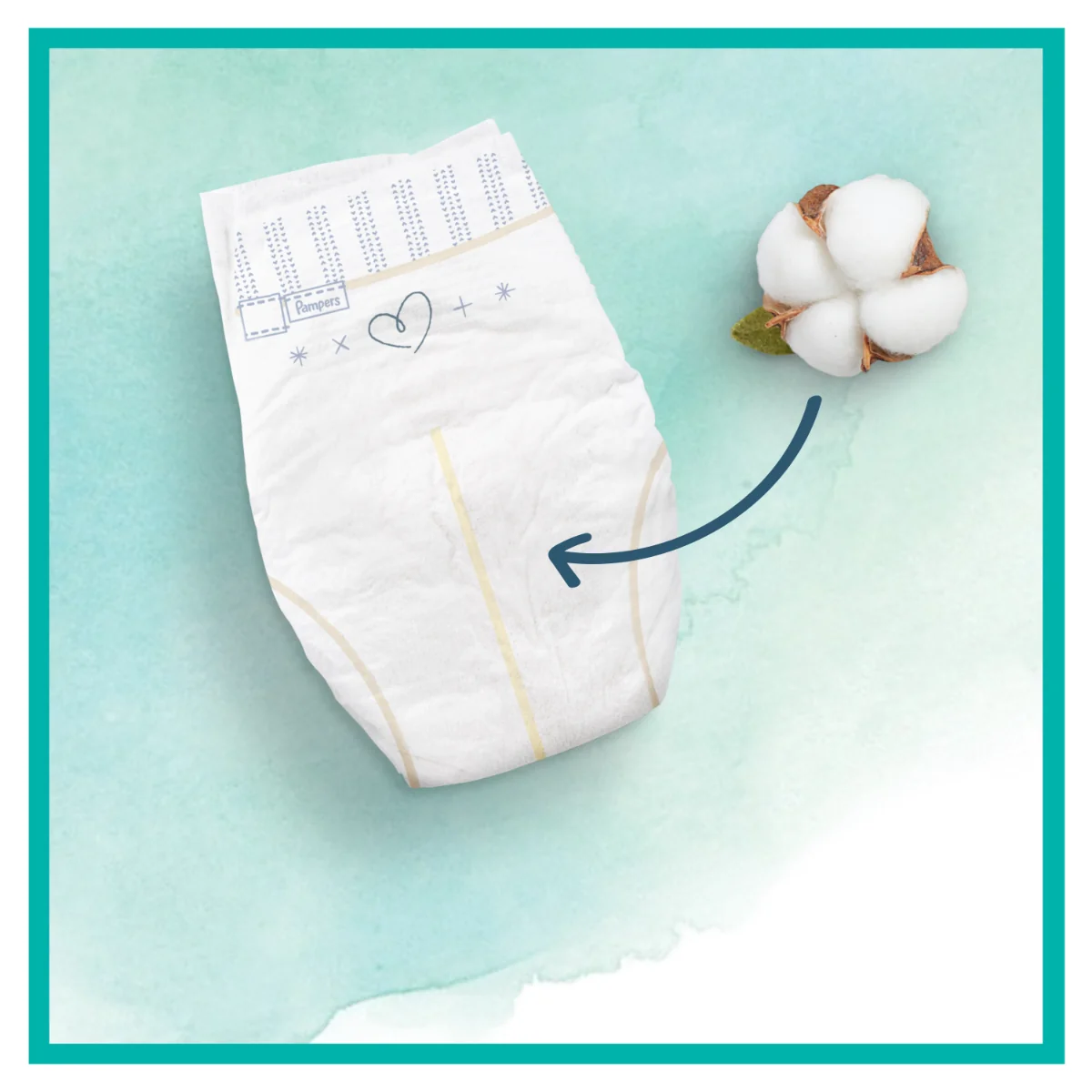Pampers Harmonie vel. 3 6–10 kg dětské pleny 180 ks
