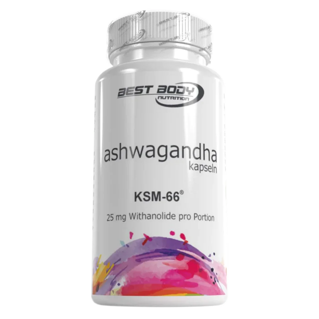 Best Body Ashwagandha KSM-66 - 60 kapslí