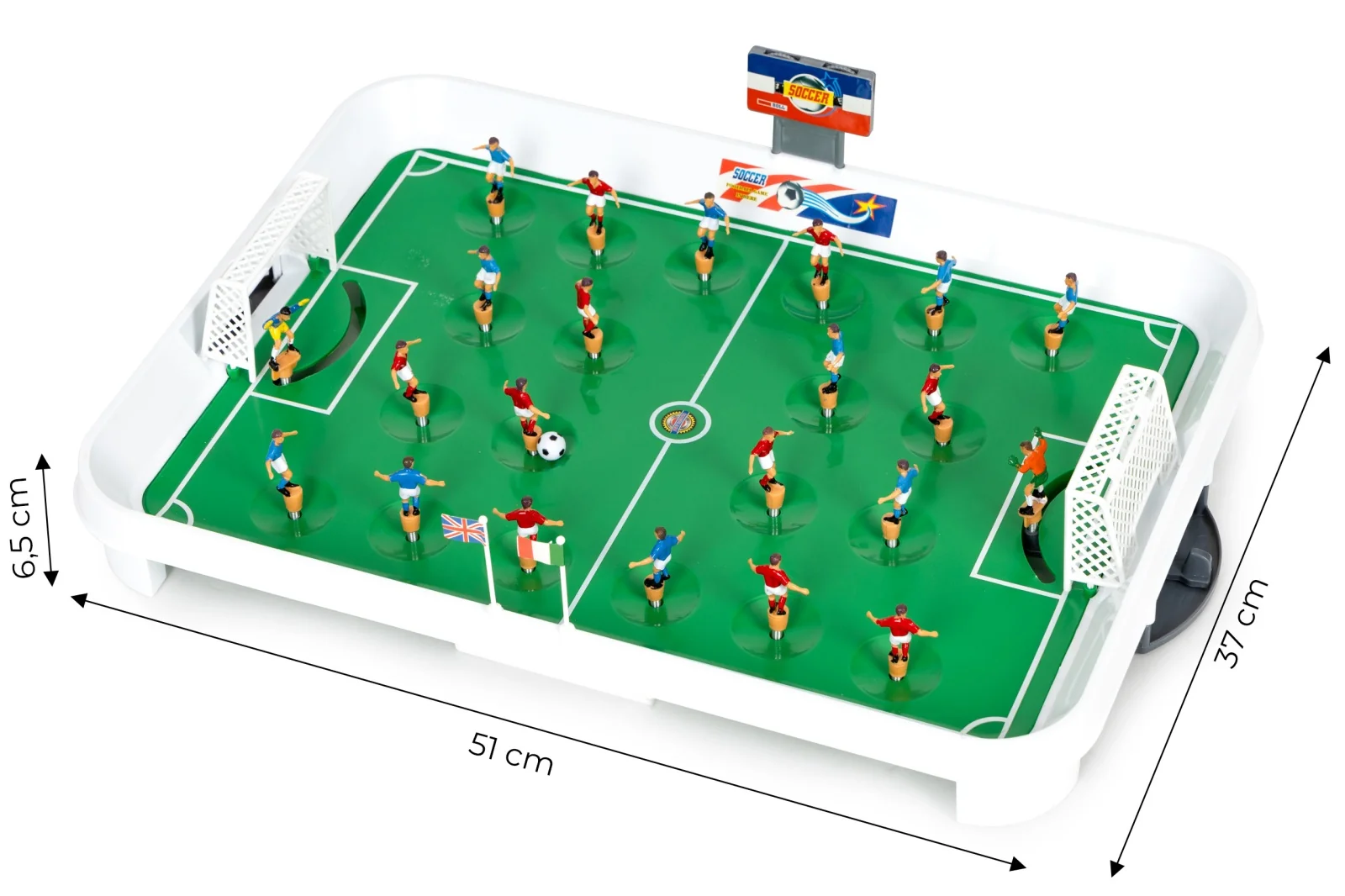 TULIMI Mini stolní fotbal na pružinách, 22 hráčů