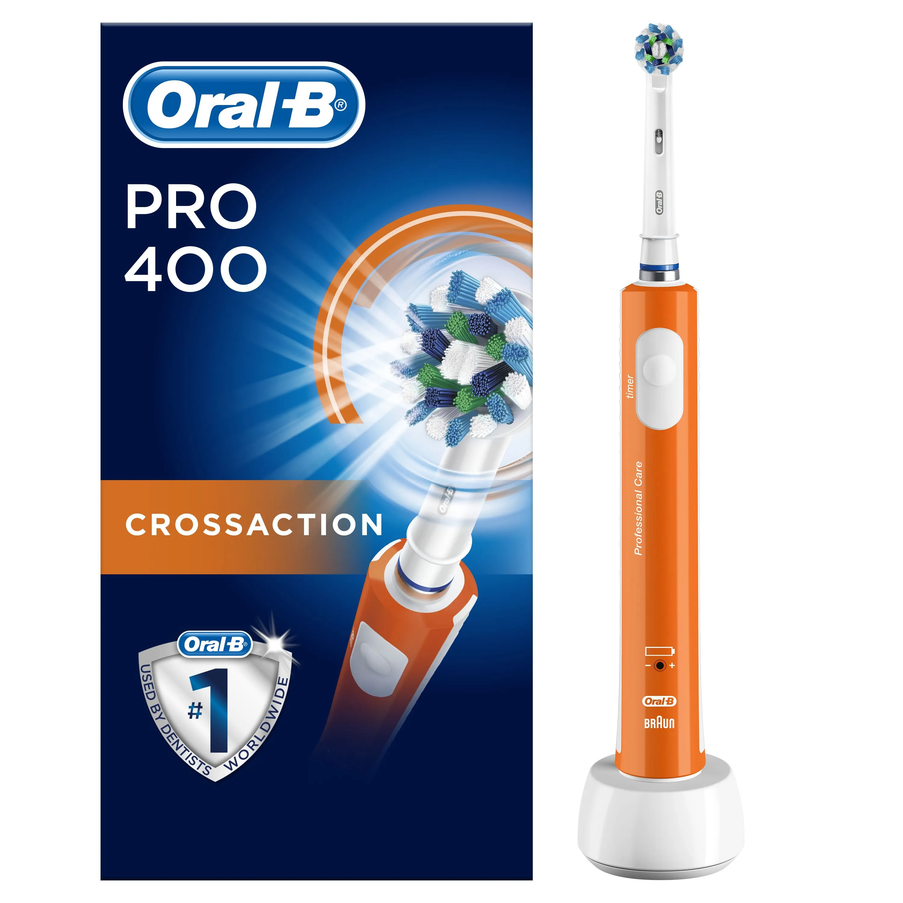 Oral-B  PRO 400 Orange elektrický zubní kartáček