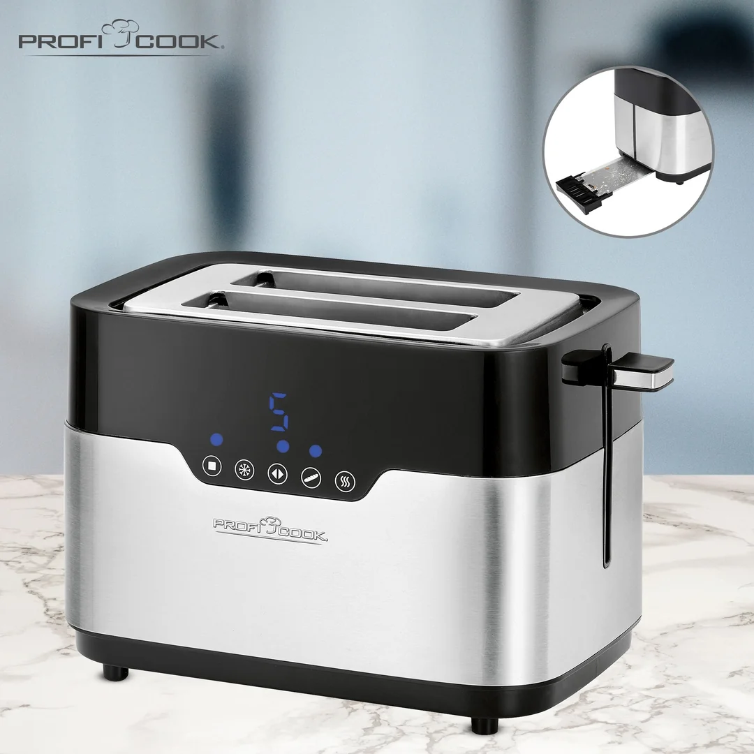 ProfiCook TA 1170 Topinkovač DIGITAL nerez