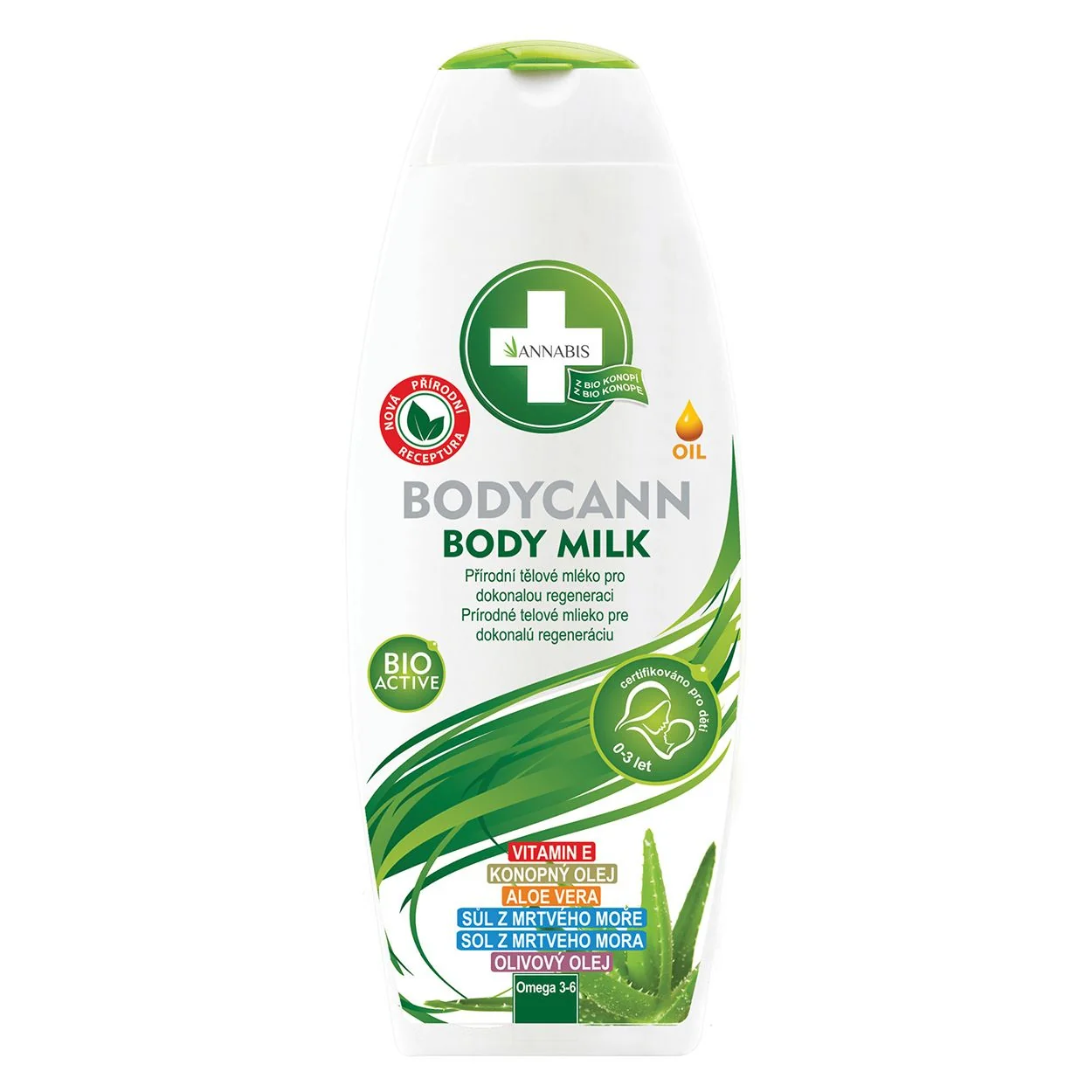Annabis Bodycann Regenerační tělové mléko 250 ml