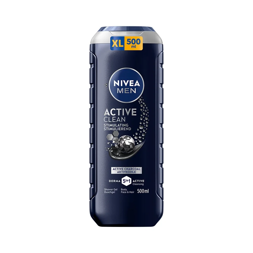 Nivea Men Active Clean 3v1 sprchový gel 500 ml