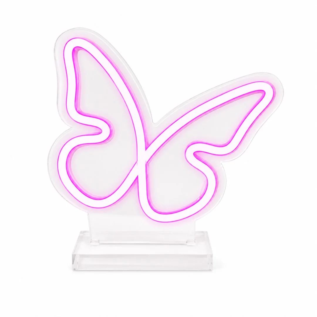 2Kids Toys LED NEON LIGHT lampička Motýlek