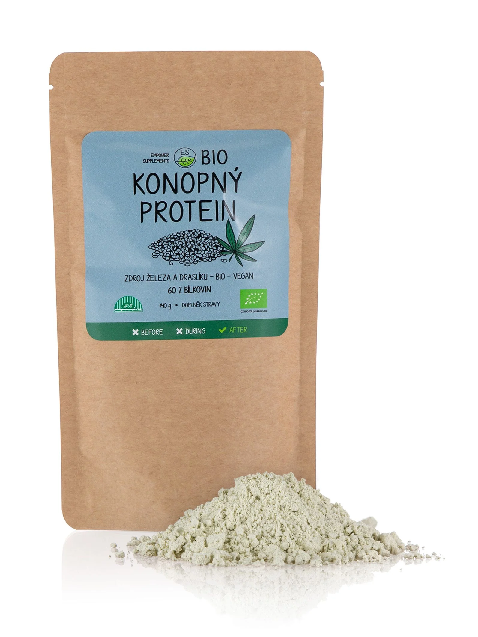 ES BIO Konopný protein 140 g