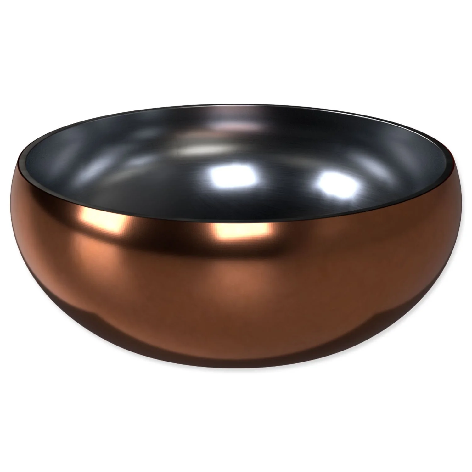 Dog Fantasy Miska s dvojitou stěnou rosegold 18cm, 1200ml