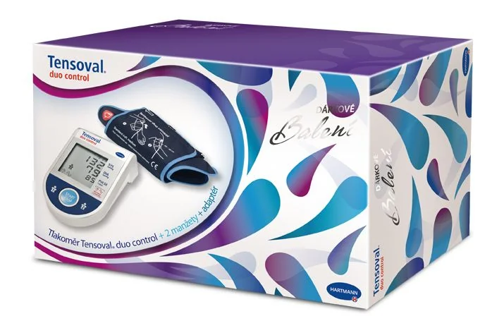 Tensoval Duo Control tonometr + 2 manžety + adaptér