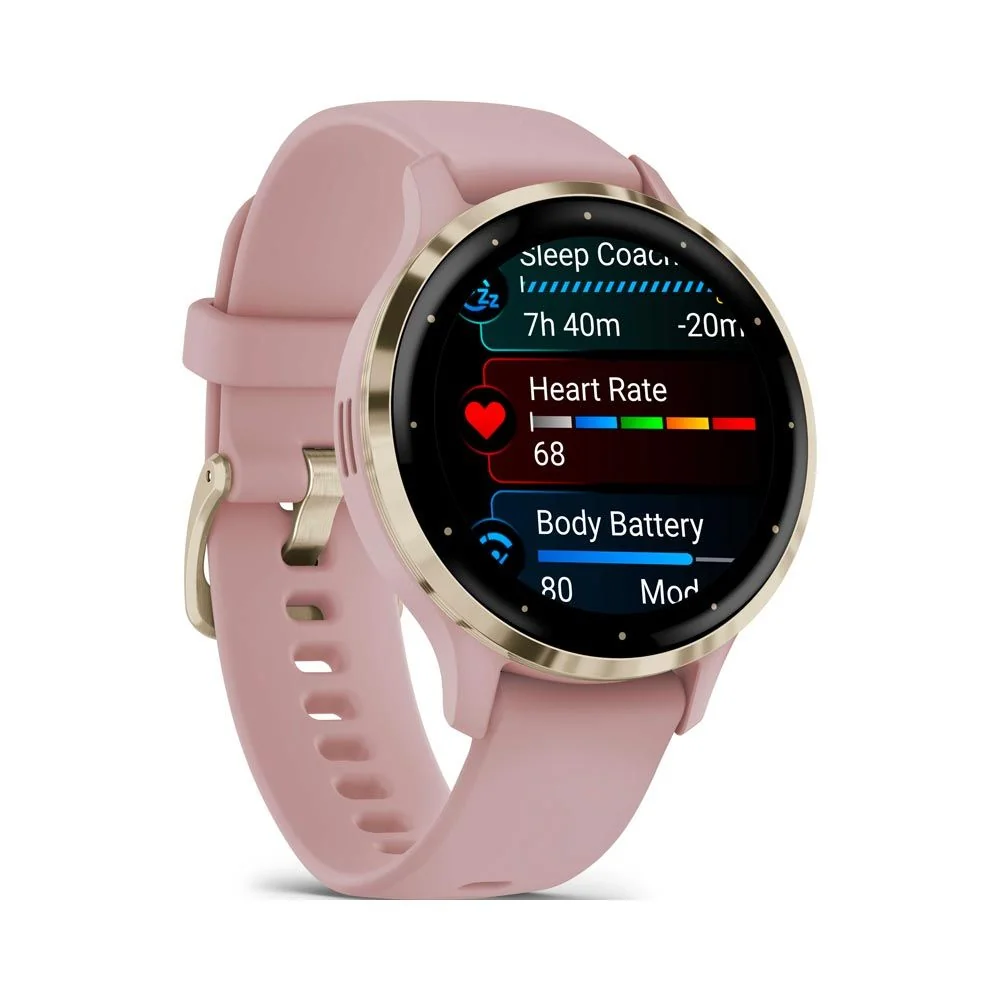 Garmin VENU 3S chytré hodinky Dust Rose/Soft Gold
