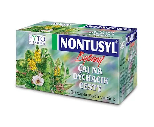 Fytopharma NONTUSYL bylinný čaj na dýchací cesty 20 sáčků