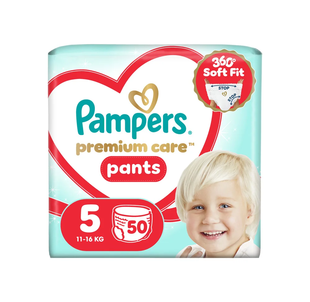 Pampers Premium Care Pants vel. 5 11–17 kg plenkové kalhotky 50 ks