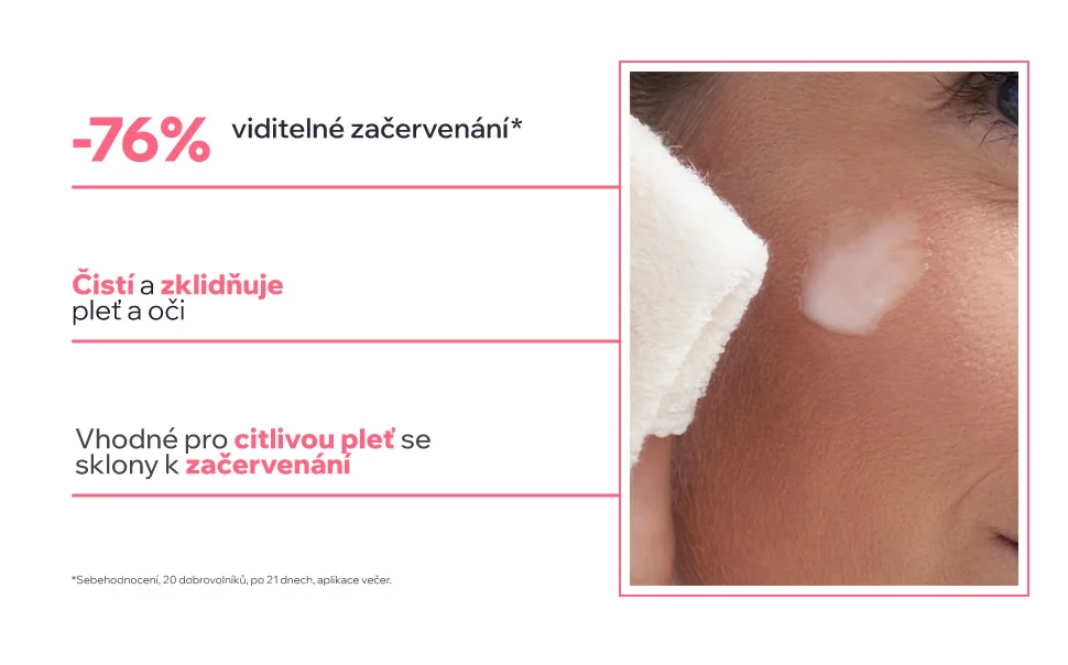 Uriage Roséliane Dermočisticí fluid pro citlivou pleť se sklonem k zčervenání 250 ml