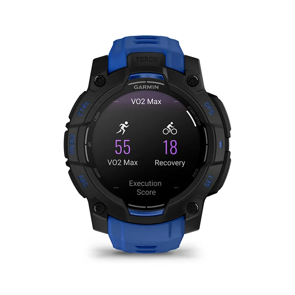 Garmin Instinct 3 AMOLED 45 mm chytré hodinky Black/Blue