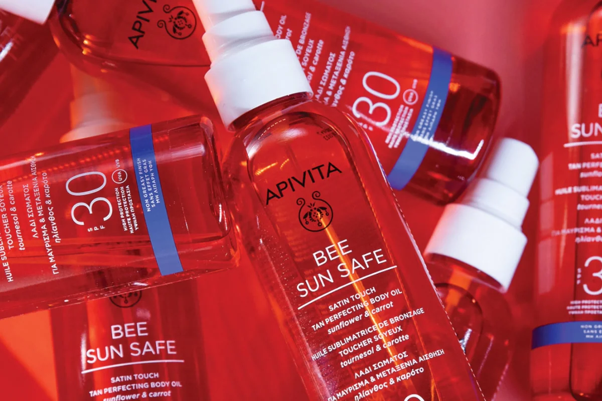 APIVITA Bee Sun Safe Satin Touch SPF30 olej podporující opálení 200 ml