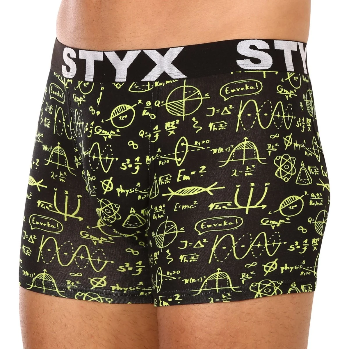 Styx 3PACK pánské boxerky long art sportovní guma vícebarevné (3U13724) M