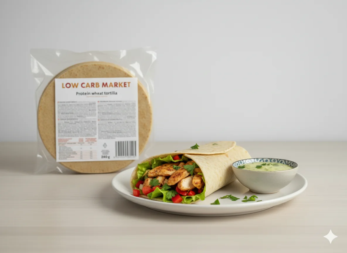 iPlody Proteinová pšeničná tortilla keto, low carb 6 x 40 g (6 porcí)