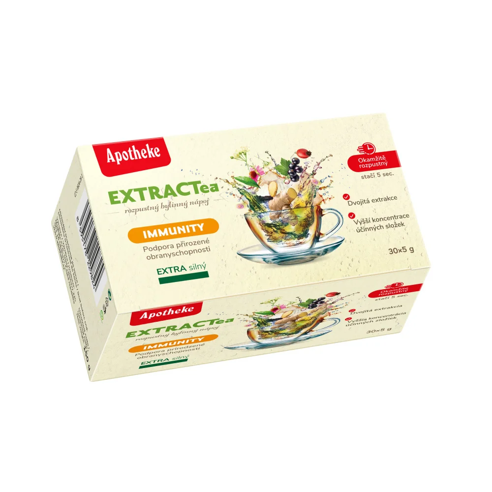 Apotheke EXTRACTea Immunity bylinný nápoj 30x5 g