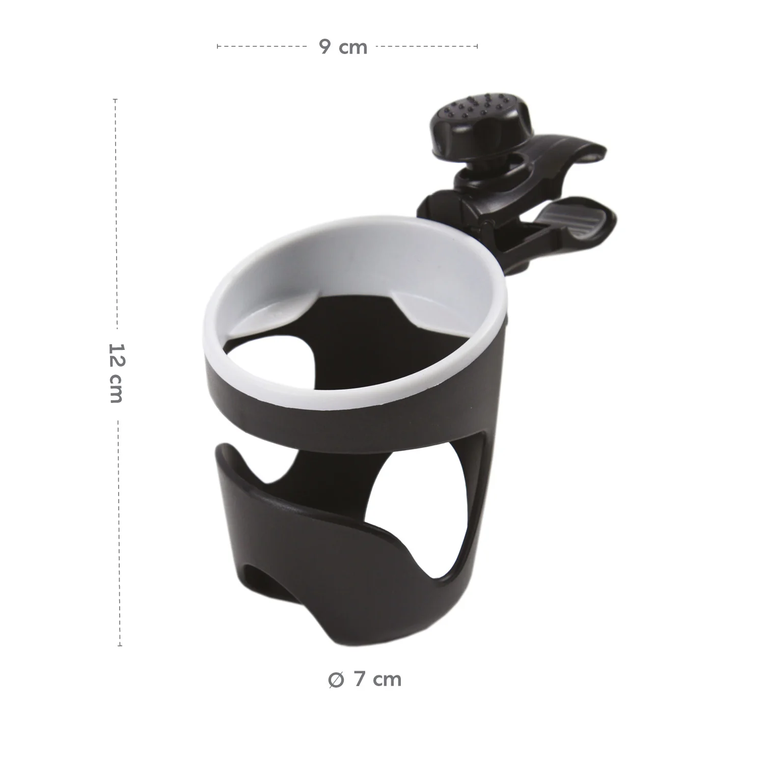 Zopa Držák na pití na kočárek - Deluxe, Black 