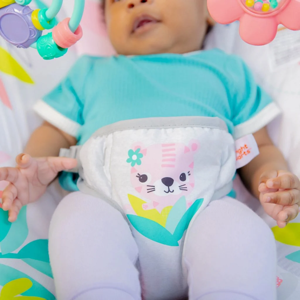 Brightstarts Lehátko vibrující Rainforest Vibes™ 0m+ do 9kg