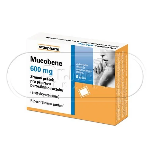 Mucobene 600mg gra.8x3g/600mg-sa