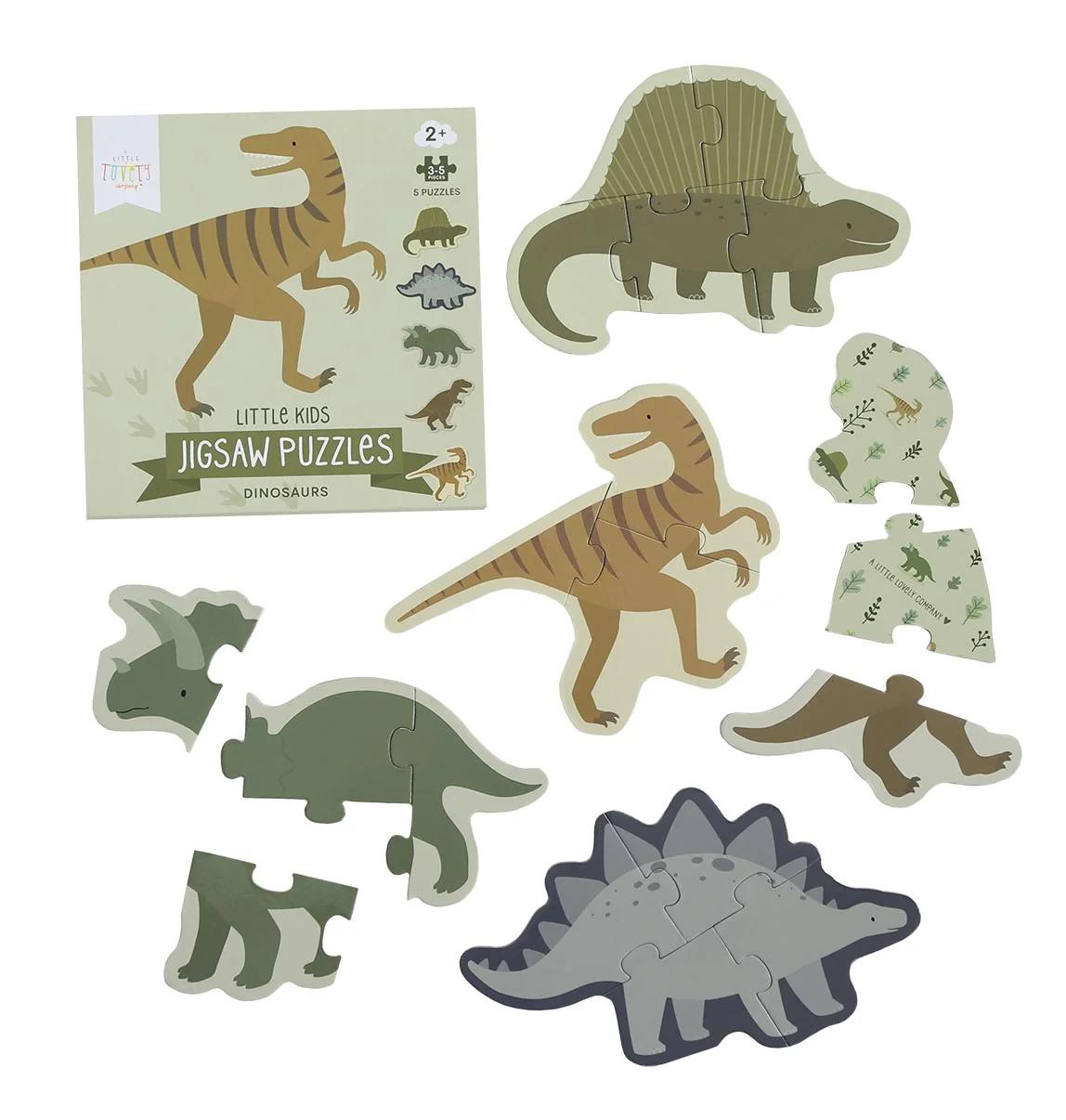 A Little Lovely Company puzzle s dinosaury
