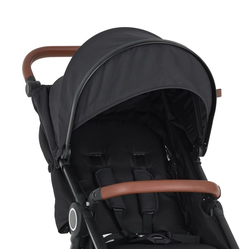 Petite&Mars Stříška ke kočárku Street2 Perfect Black 