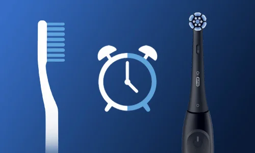 Oral-B stejně čisté zuby za poloviční čas Oral-B stejně čisté zuby za poloviční čas
