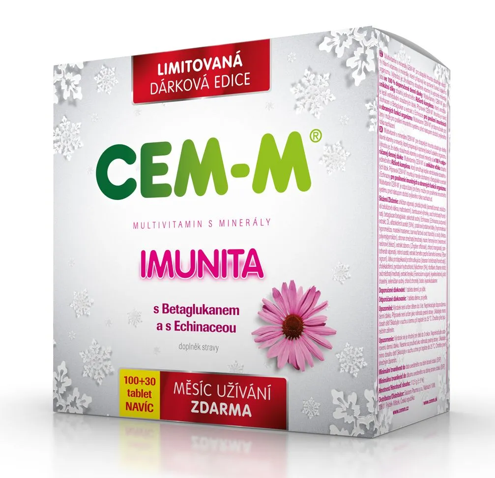 CEM-M pro dospělé Imunita tbl.100+30 zdarma Vánoce 2016