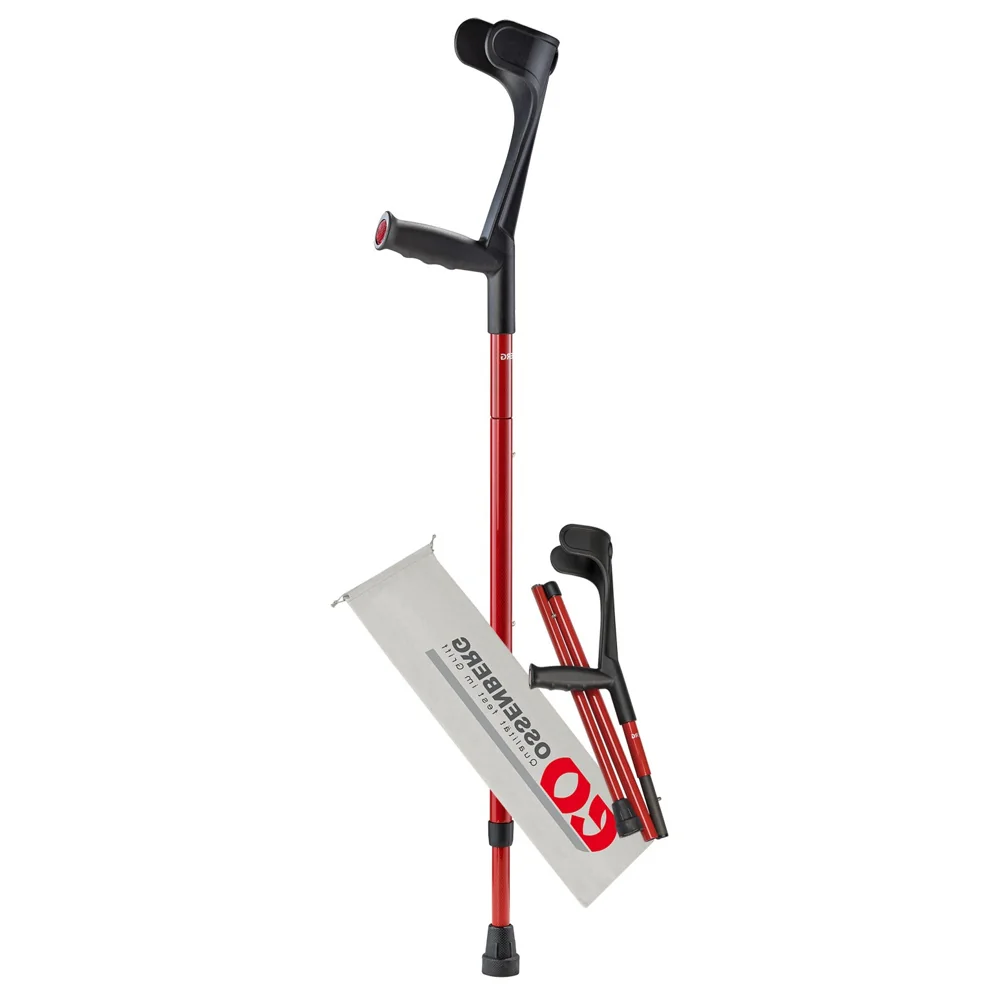 DMA 220 RASF CARBON RED, Berle skládací anatomická, držadlo pro pravou ruku