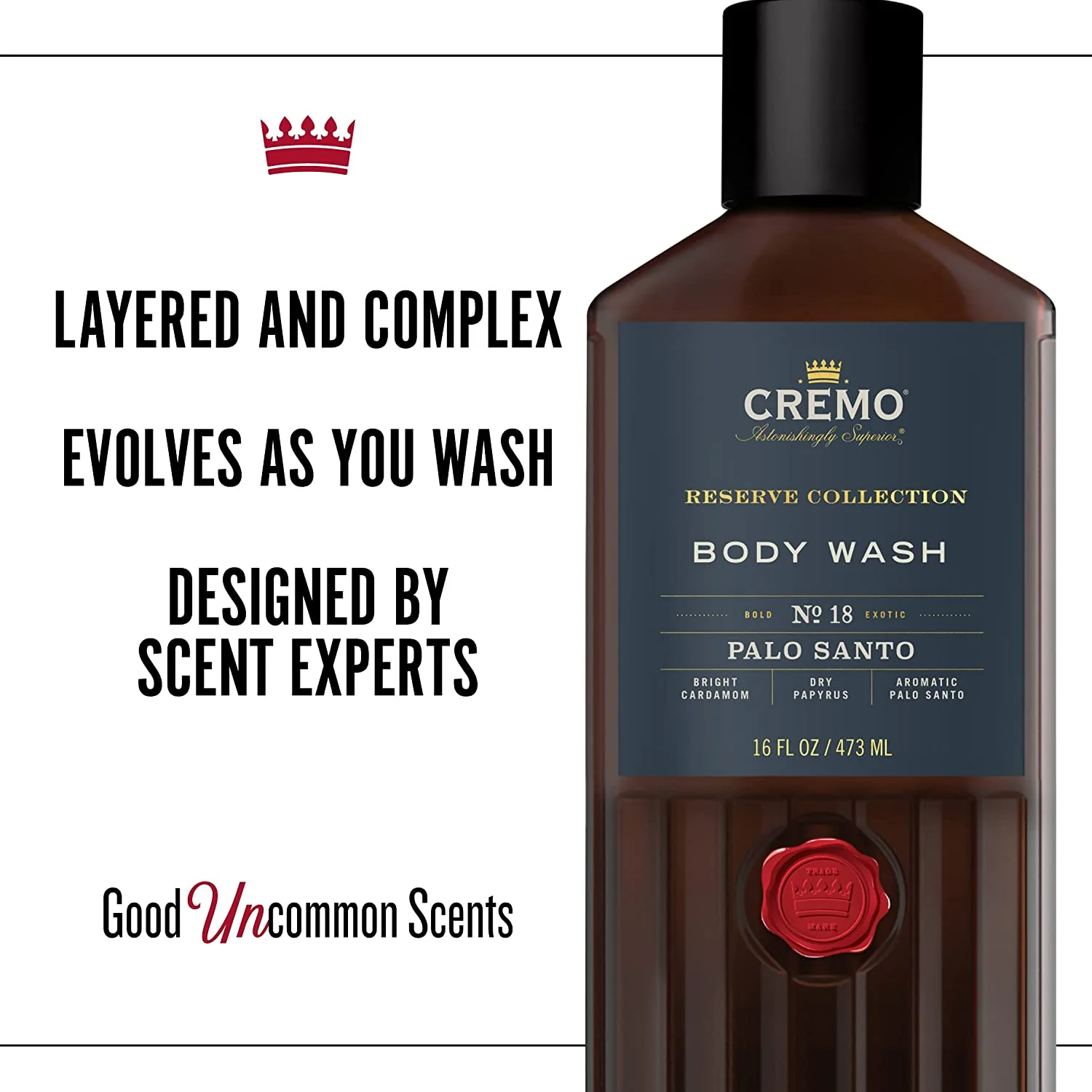 Cremo Palo Santo sprchový gel pro muže 473 ml