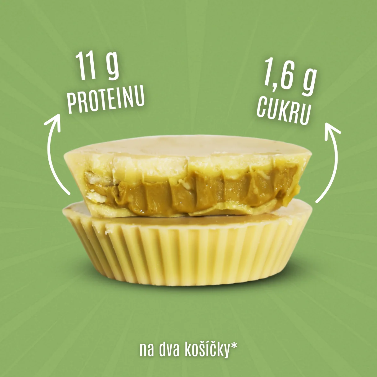 Topnatur Nutry Nuts Proteinové košíčky bílá čokoláda s pistáciovým krémem 2x21 g